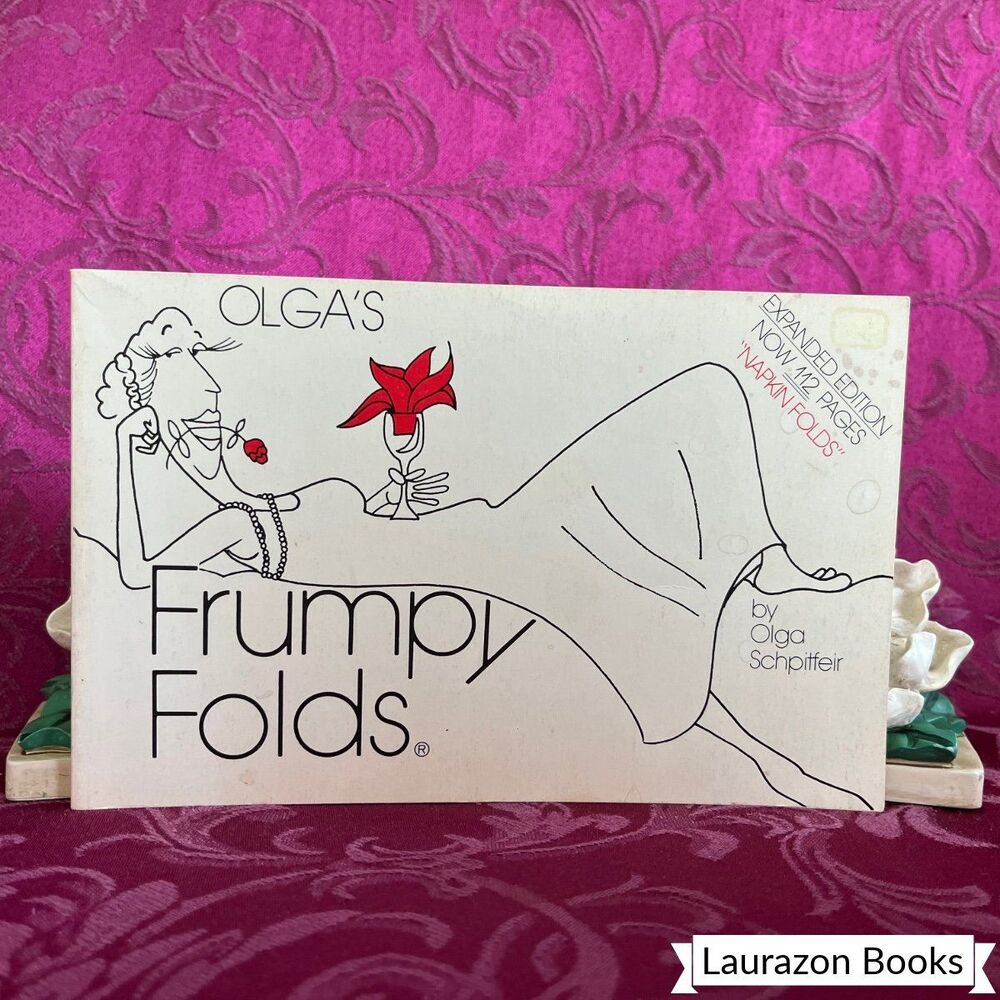1984 Olga's Frumpy Folds by Olga Schpitfeir. Vintage Paperback Book